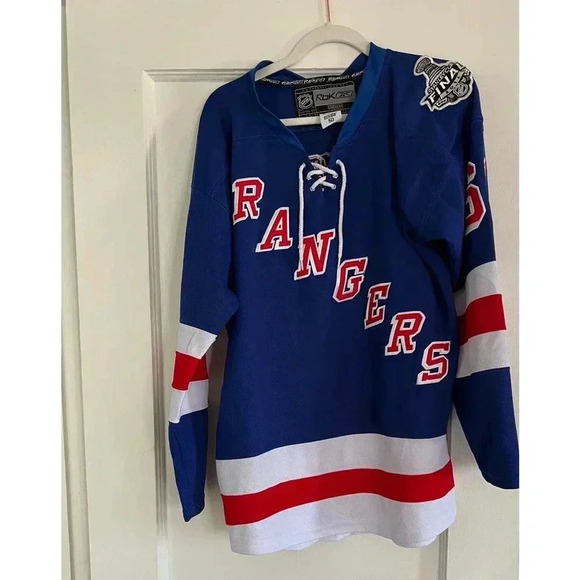 NHL New York Rangers Rick NASH Stanley Cup 2014 Patch Jersey, 50 - Picture 1 of 6